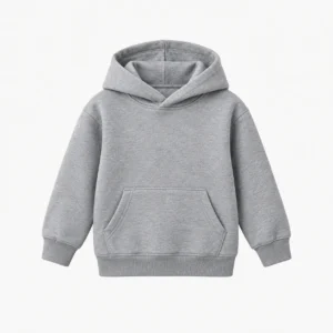Kids Premium Fleece Pullover Hoodie – Grey
